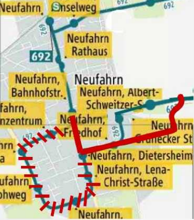 krzerer Linienweg im Neufahrner Sden